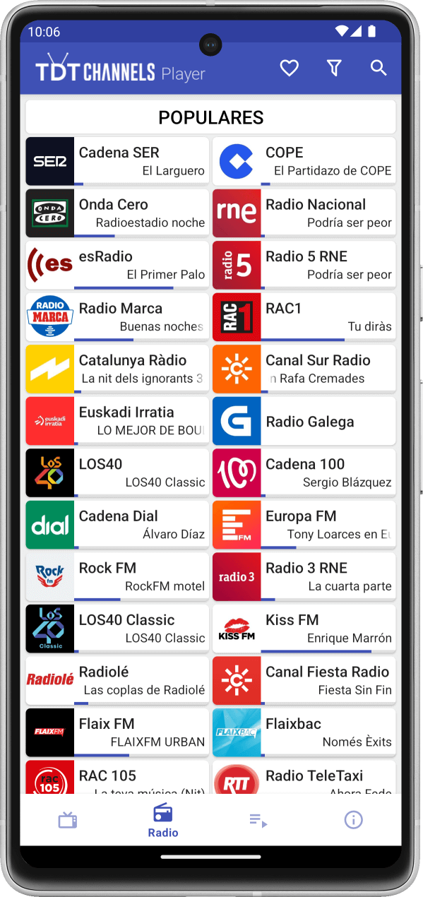 Así es el nuevo TDTChannels en Android TV y Chromecast para ver más de 600 canales  de la tele por Internet